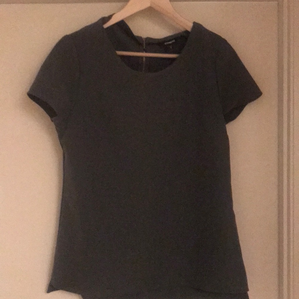 Olive green Express top
